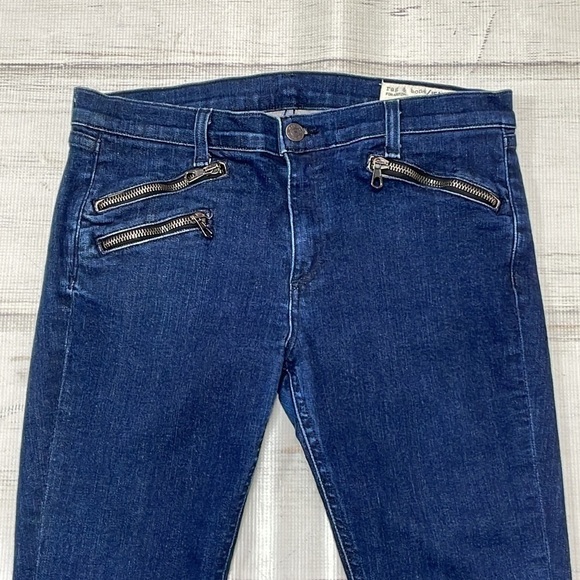 Rag & Bone For Aritzia Jeans Women's 31 Blue Skinny Heritage - Picture 5 of 12